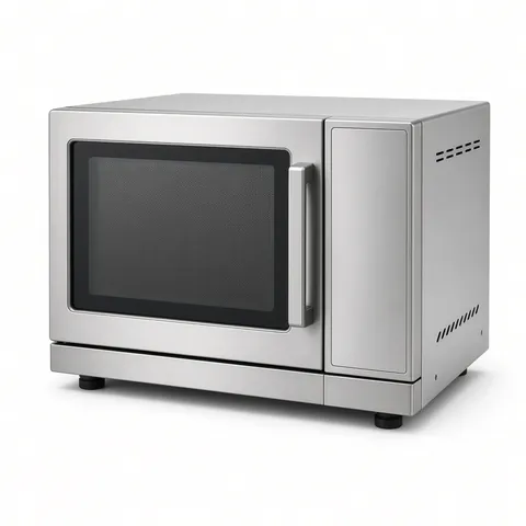 Stainless steel commercial microwave oven